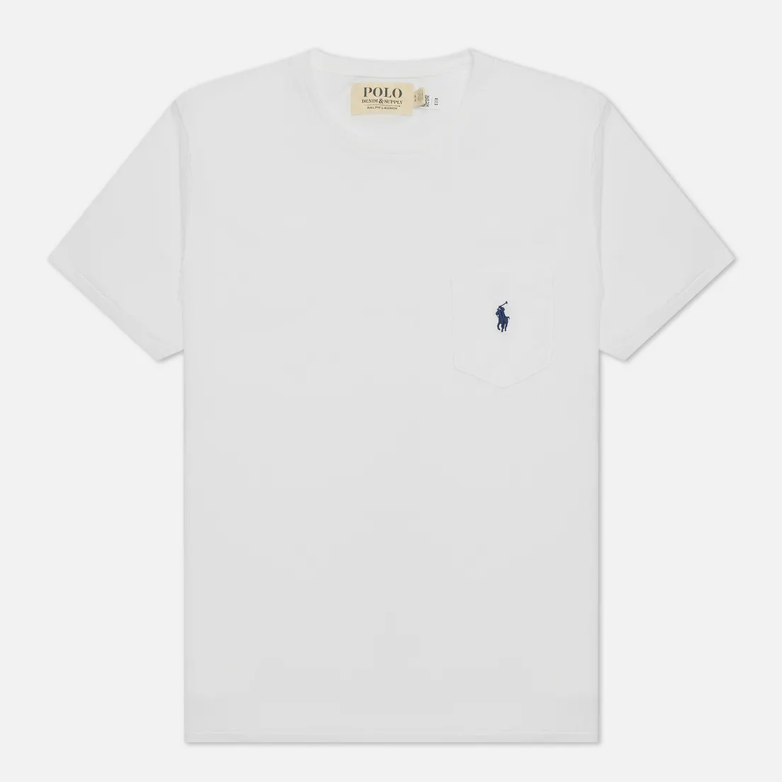 Polo Ralph Lauren Мужская футболка Custom Slim Fit Embroidered Pony Pocket