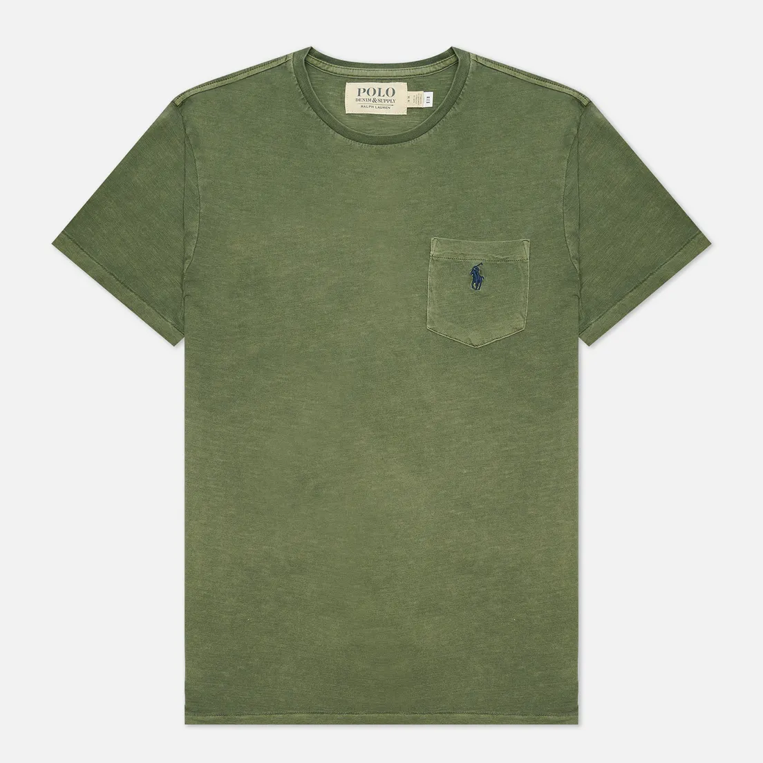 Polo Ralph Lauren Мужская футболка Custom Slim Fit Embroidered Pony Pocket