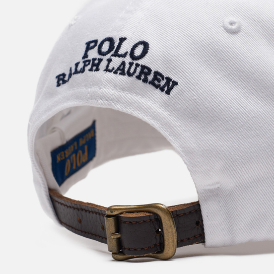 Кепка Polo Ralph Lauren Polo Sport Bear Twill White