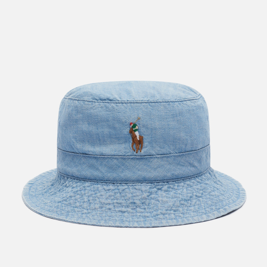 Панама Polo Ralph Lauren Multicolored Pony Logo Blue Chambray