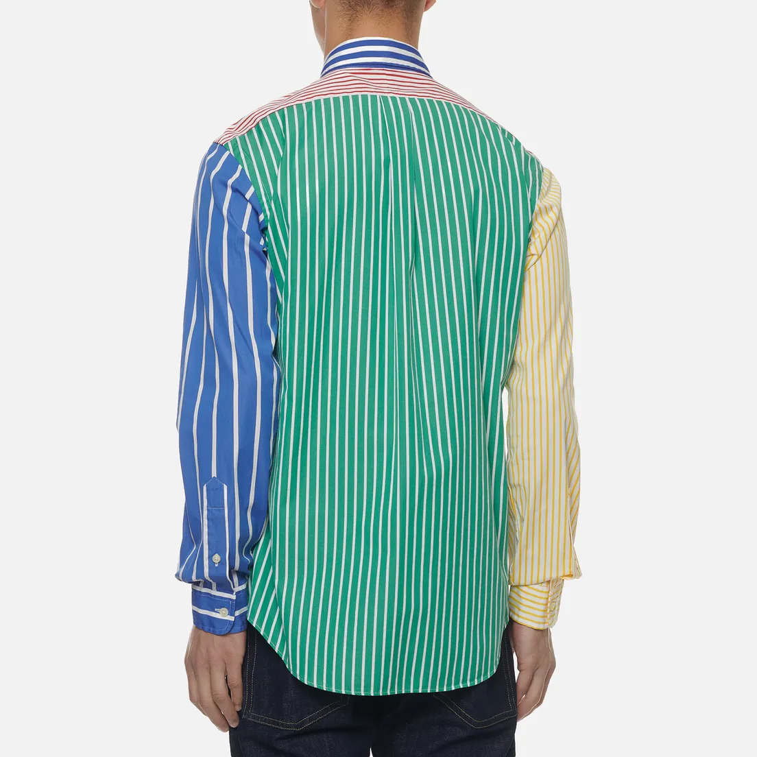 Polo Ralph Lauren Мужская рубашка Button Down Funmix Poplin Striped