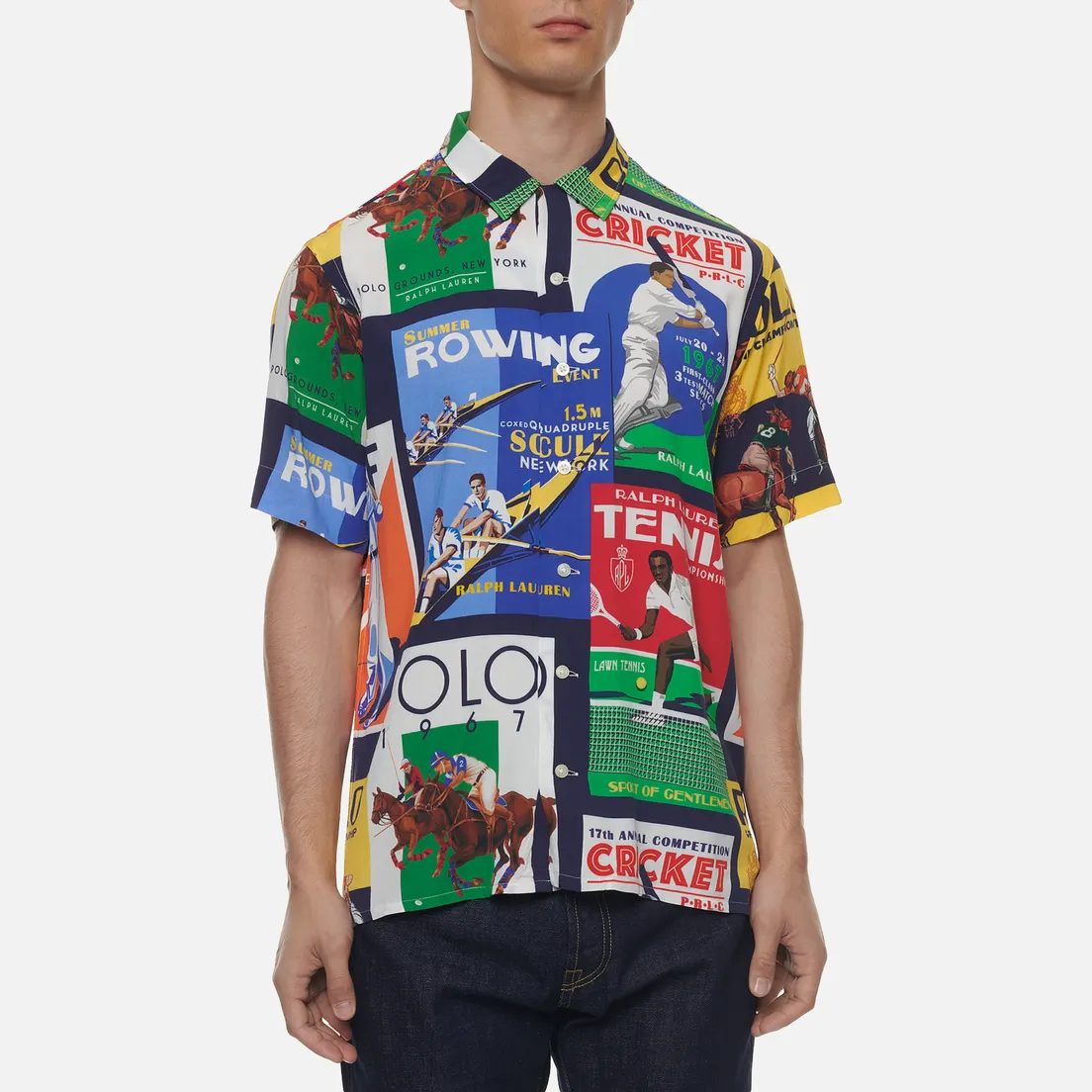 Polo Ralph Lauren Мужская рубашка Clubhouse Collage Vacation