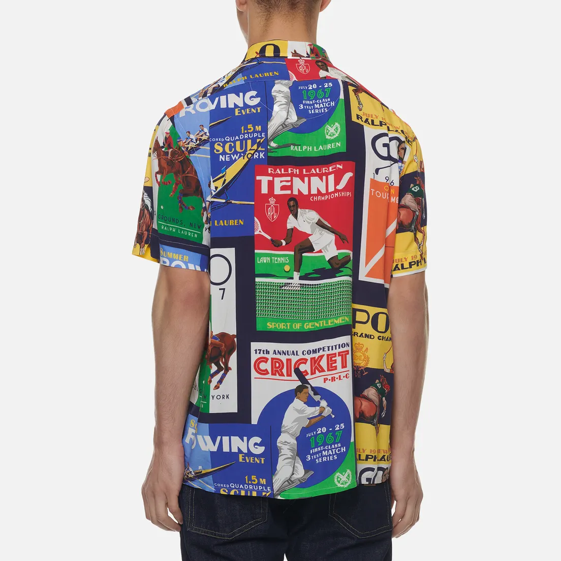 Polo Ralph Lauren Мужская рубашка Clubhouse Collage Vacation