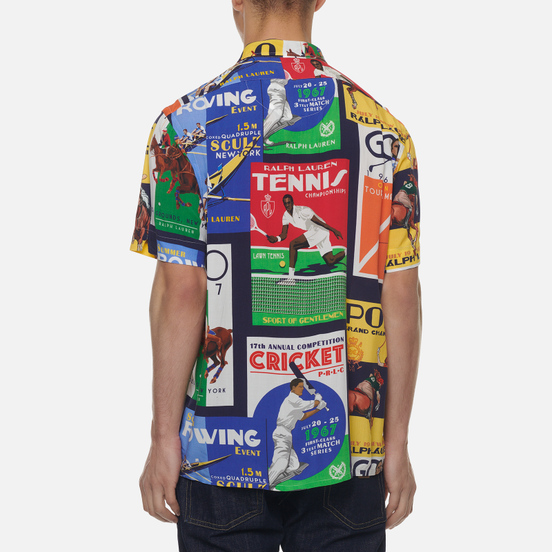 Мужская рубашка Polo Ralph Lauren Clubhouse Collage Vacation Multicolor