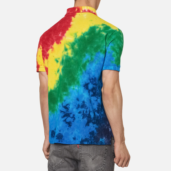Мужское поло Polo Ralph Lauren Custom Slim Fit Tie-Dye Laguna Tie Dye