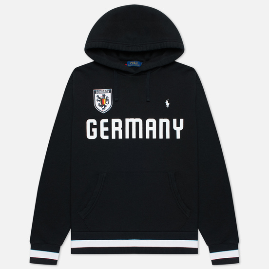 Мужская толстовка Polo Ralph Lauren The Germany Hoodie Vintage Fleece Black