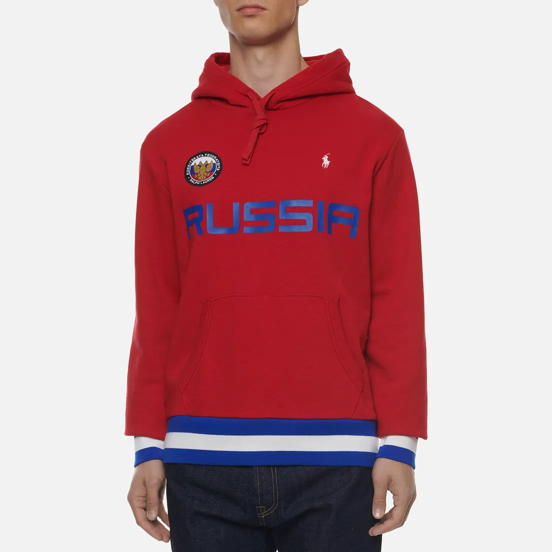 Polo Ralph Lauren Мужская толстовка The Russia Hoodie Vintage Fleece