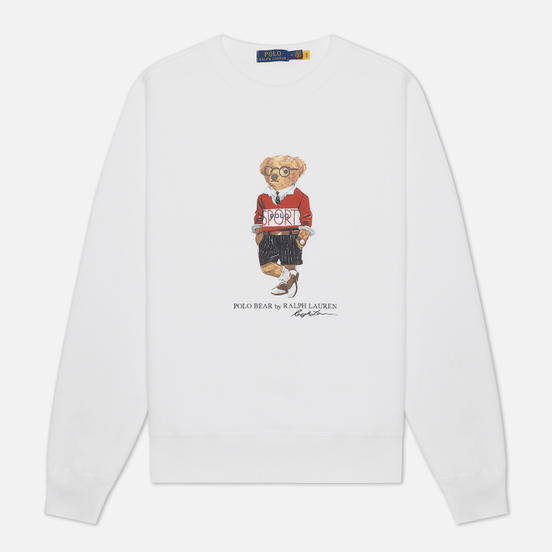 Мужская толстовка Polo Ralph Lauren Polo Sport Bear Magic Fleece White