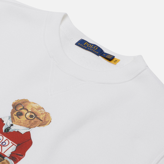 Мужская толстовка Polo Ralph Lauren Polo Sport Bear Magic Fleece White