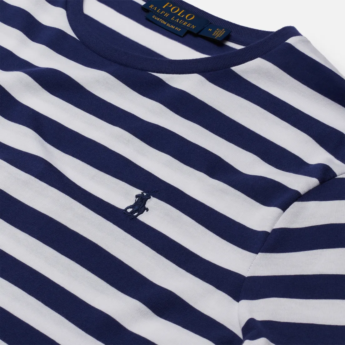Polo Ralph Lauren Мужская футболка Custom Slim Fit Striped