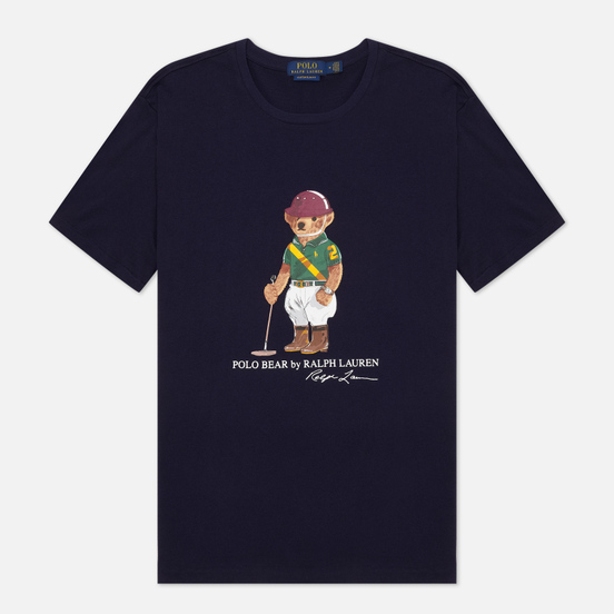 Мужская футболка Polo Ralph Lauren Polo Bear Custom Slim Fit Cruise Navy