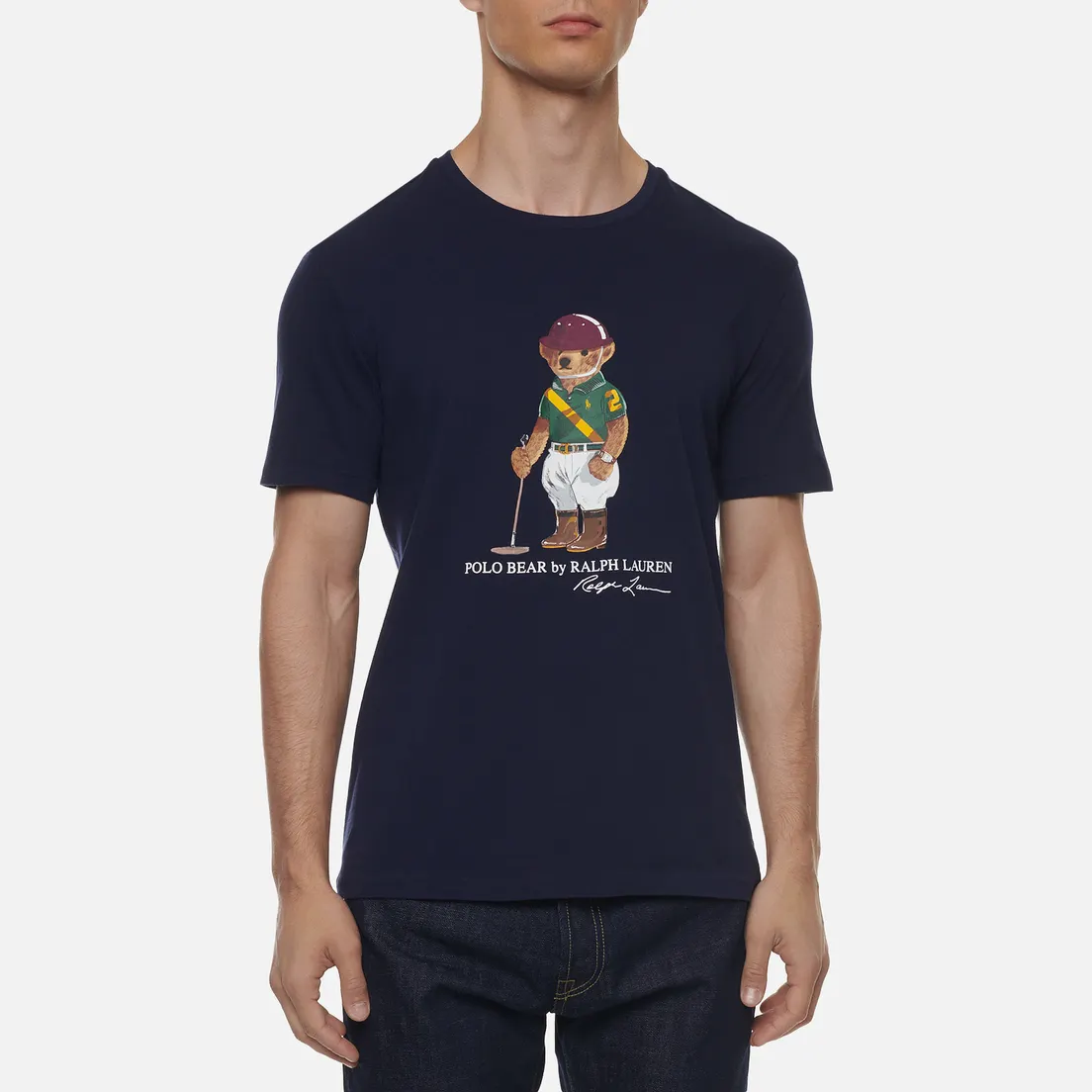 Polo Ralph Lauren Мужская футболка Polo Bear Custom Slim Fit