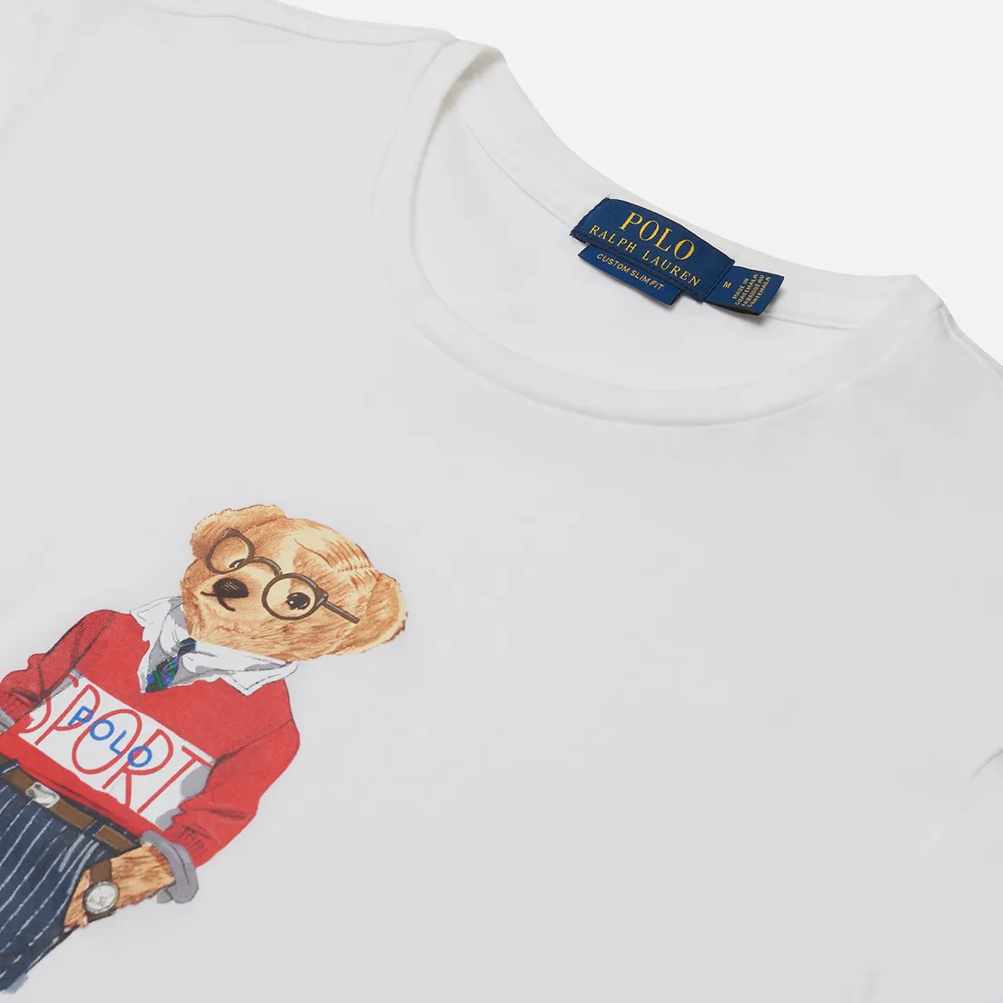Polo Ralph Lauren Мужская футболка Polo Bear Custom Slim Fit
