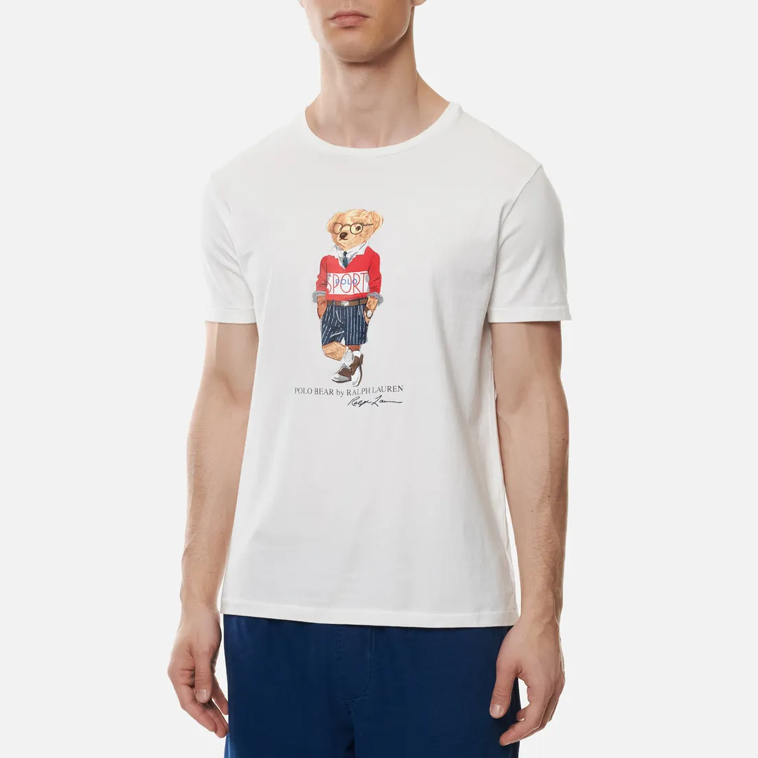 Polo Ralph Lauren Мужская футболка Polo Bear Custom Slim Fit