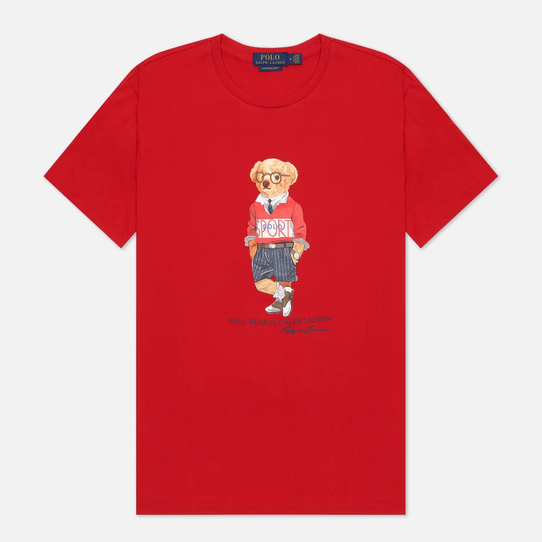 Polo Ralph Lauren Мужская футболка Polo Bear Custom Slim Fit