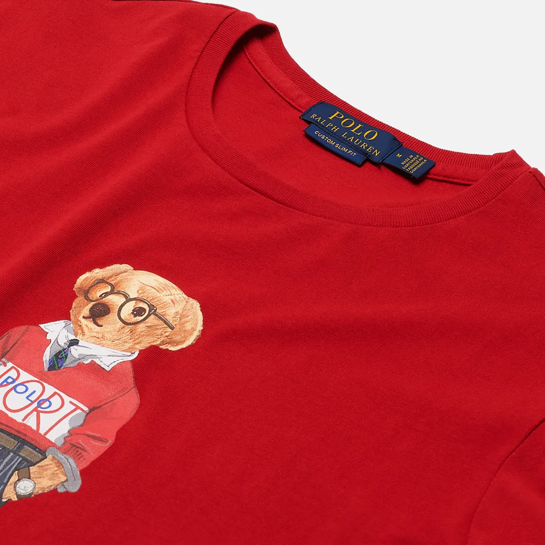Polo Ralph Lauren Мужская футболка Polo Bear Custom Slim Fit