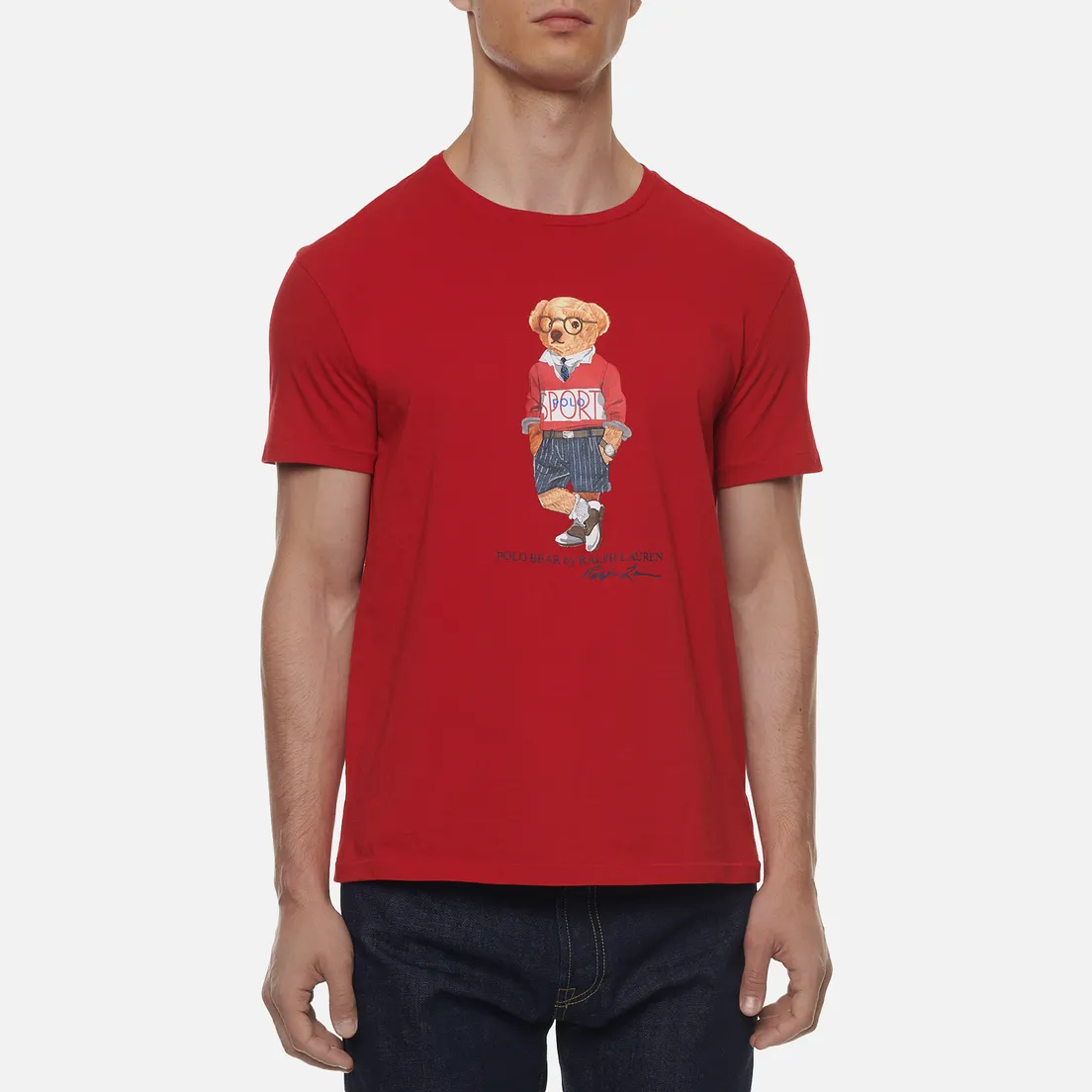 Polo Ralph Lauren Мужская футболка Polo Bear Custom Slim Fit