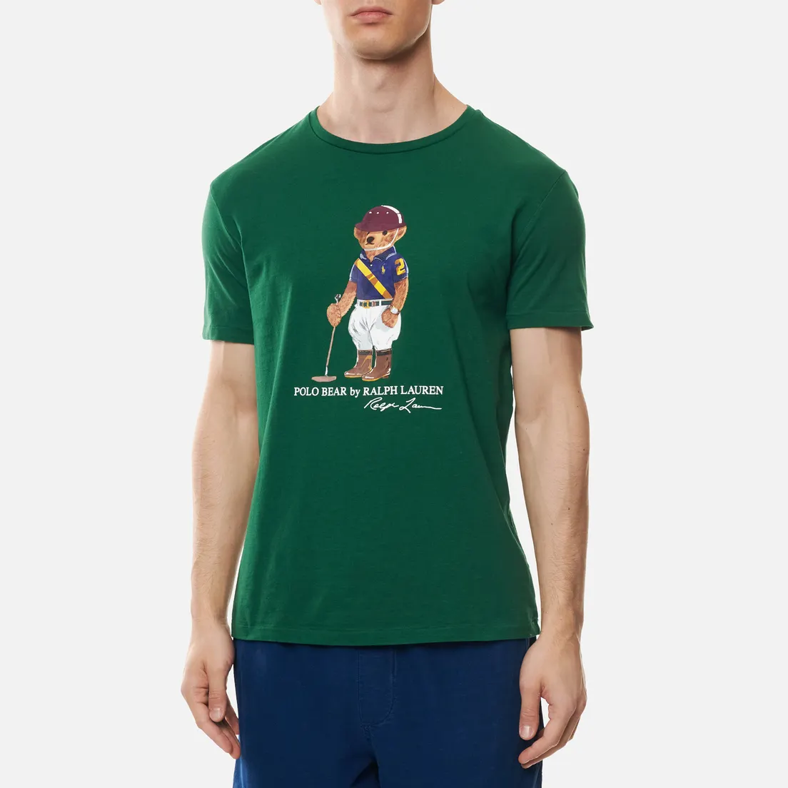 Polo Ralph Lauren Мужская футболка Polo Bear Custom Slim Fit