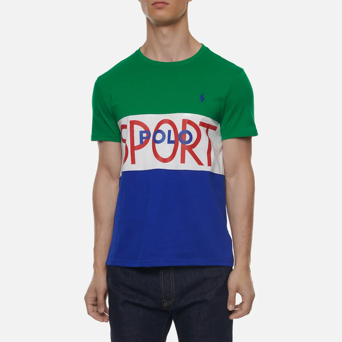 Polo Ralph Lauren Мужская футболка Polo Sport Custom Slim Fit