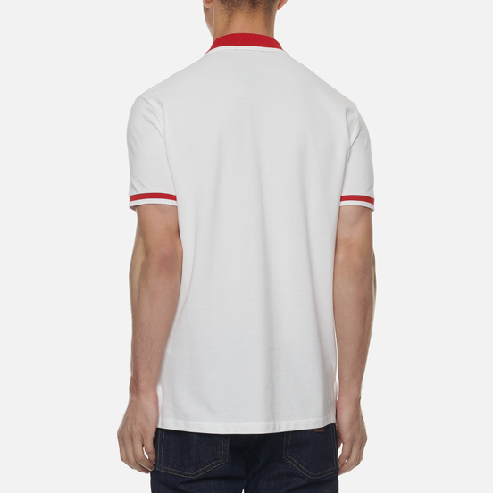 Мужское поло Polo Ralph Lauren The Japan Custom Slim Fit White
