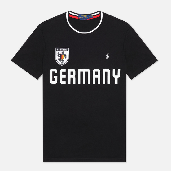Мужская футболка Polo Ralph Lauren The Germany Crew Neck Black