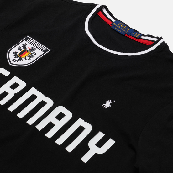 Мужская футболка Polo Ralph Lauren The Germany Crew Neck Black