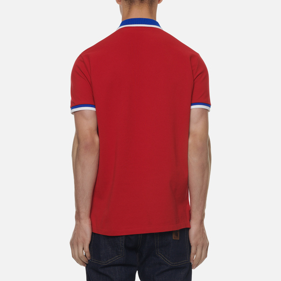 Мужское поло Polo Ralph Lauren The Russia Custom Slim Fit Red