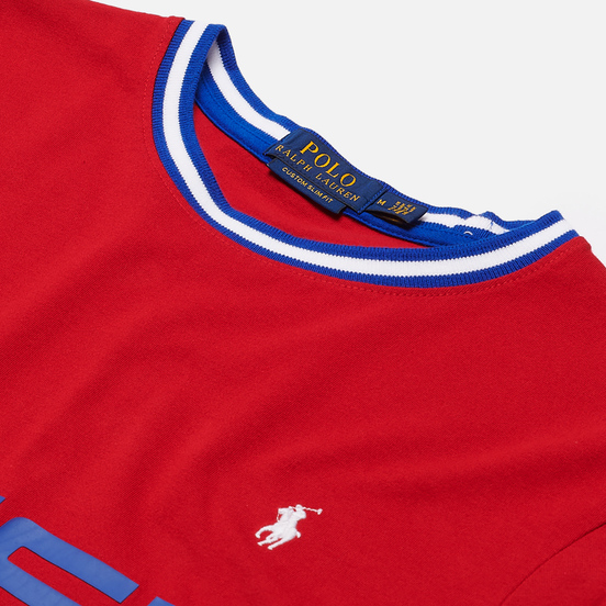 Мужская футболка Polo Ralph Lauren The Russia Crew Neck Red
