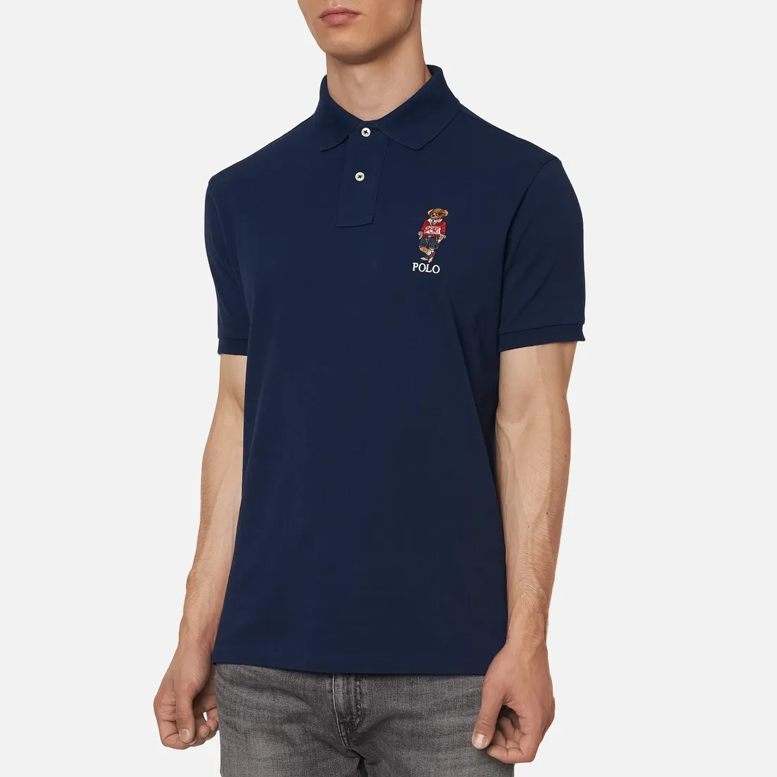 Polo Ralph Lauren Мужское поло Polo Sport Bear Basic Mesh