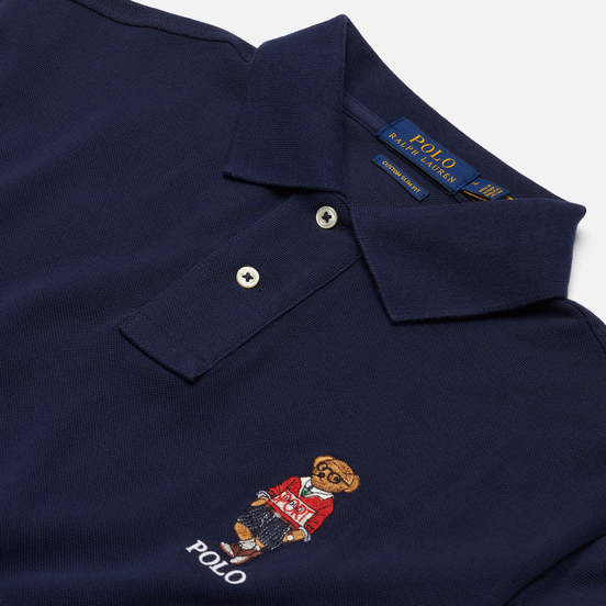 Мужское поло Polo Ralph Lauren Polo Sport Bear Basic Mesh Cruise Navy