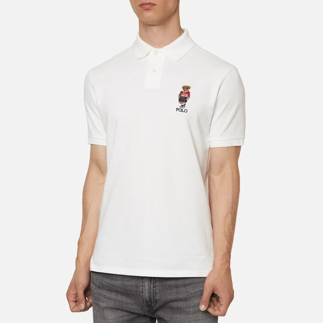 Polo Ralph Lauren Мужское поло Polo Sport Bear Basic Mesh