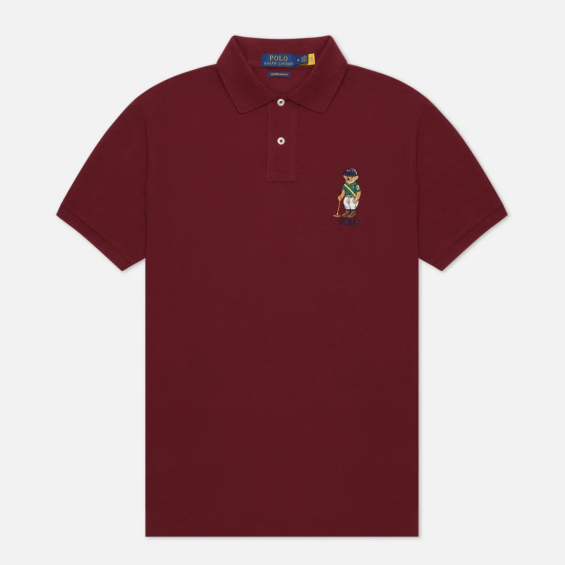 Polo Ralph Lauren Мужское поло Riding Bear Basic Mesh