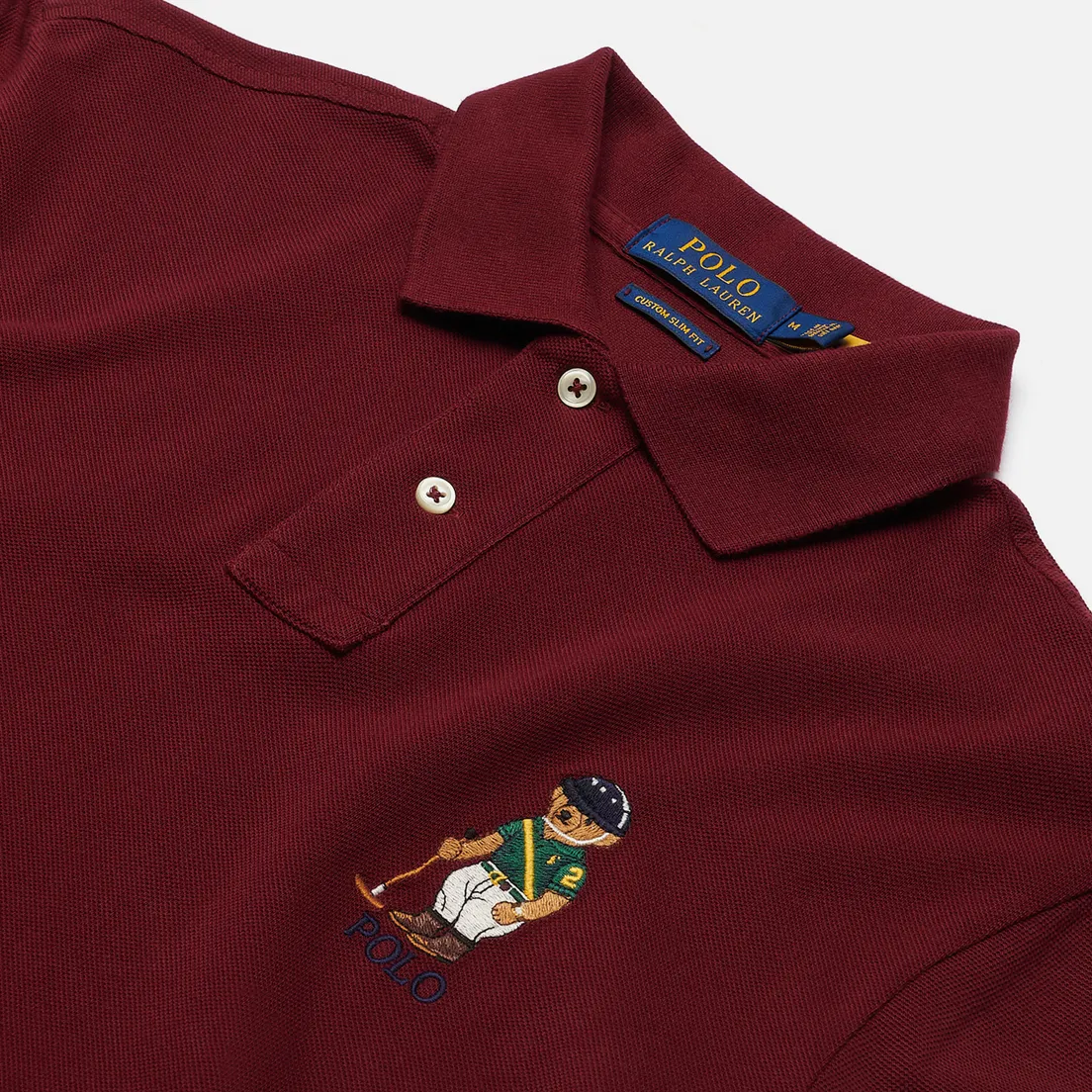 Polo Ralph Lauren Мужское поло Riding Bear Basic Mesh