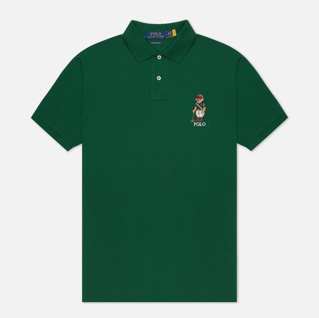 Polo Ralph Lauren Мужское поло Riding Bear Basic Mesh