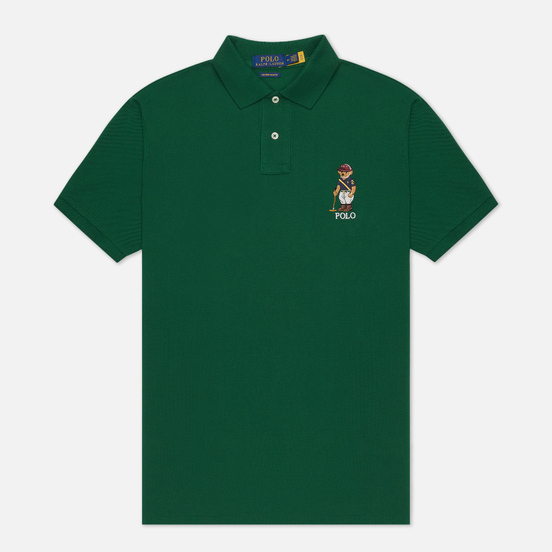 Мужское поло Polo Ralph Lauren Riding Bear Basic Mesh New Forest