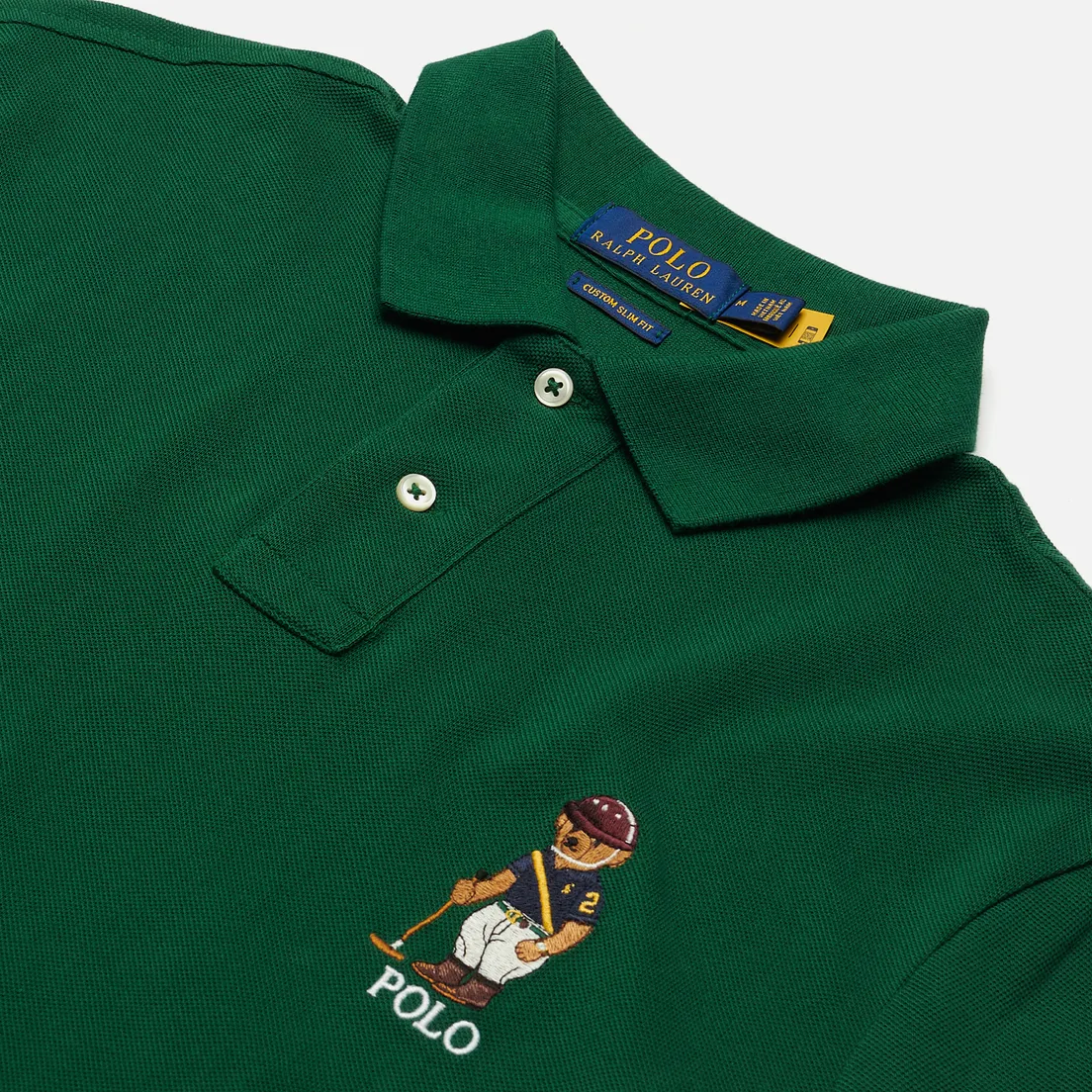 Polo Ralph Lauren Мужское поло Riding Bear Basic Mesh
