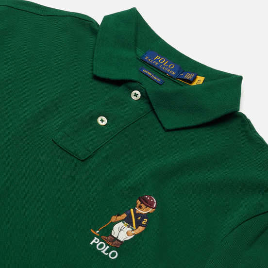 Мужское поло Polo Ralph Lauren Riding Bear Basic Mesh New Forest