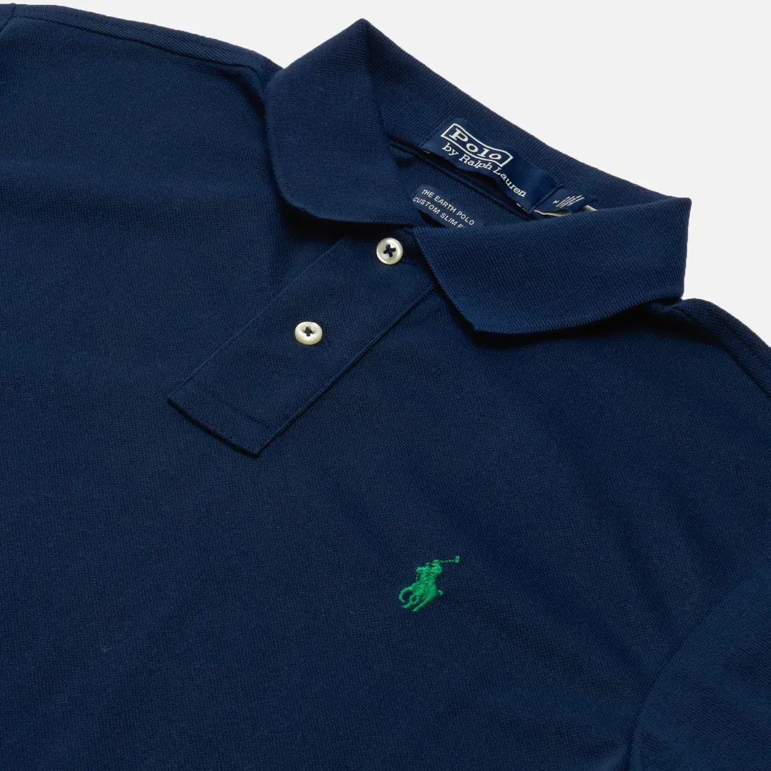 Polo Ralph Lauren Мужское поло Custom Slim Fit The Earth Polo