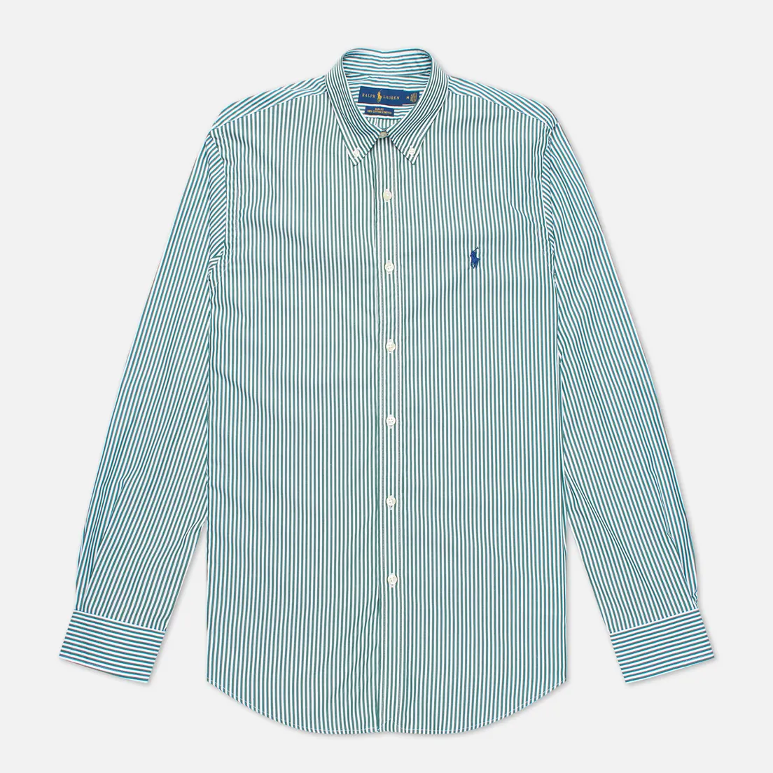 Polo Ralph Lauren Мужская рубашка Slim Fit Striped Natural Poplin