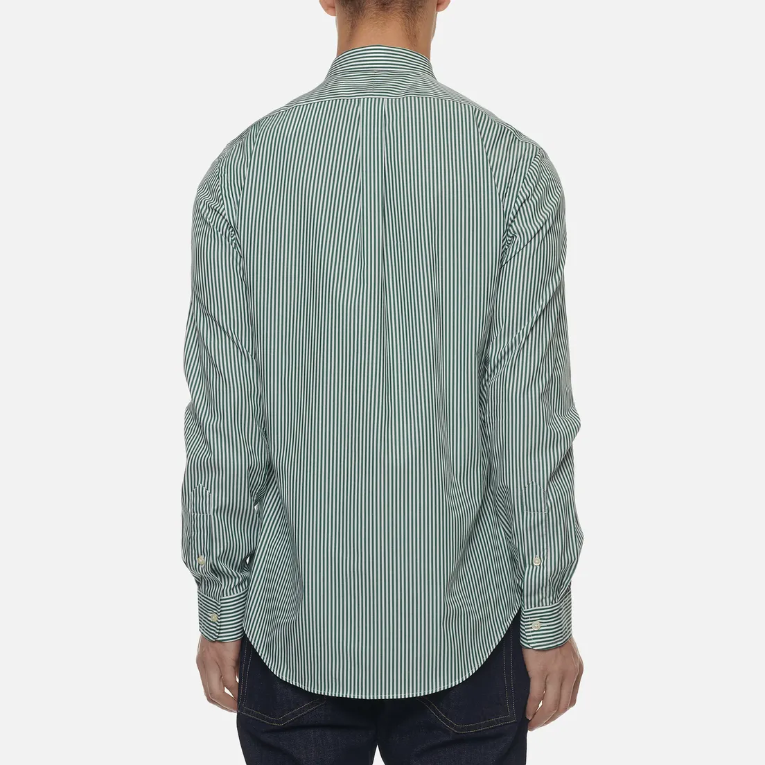 Polo Ralph Lauren Мужская рубашка Slim Fit Striped Natural Poplin