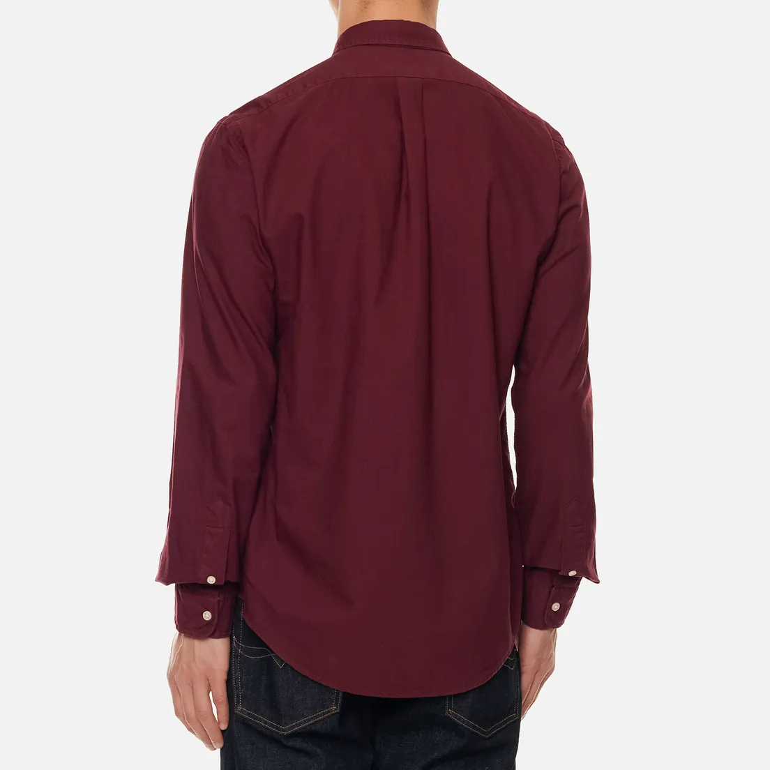 Polo Ralph Lauren Мужская рубашка Slim Fit Garment Dyed Oxford