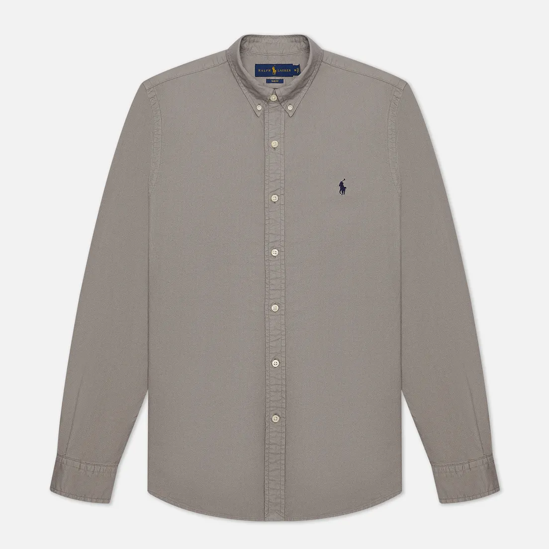 Polo Ralph Lauren Мужская рубашка Slim Fit Garment Dyed Oxford