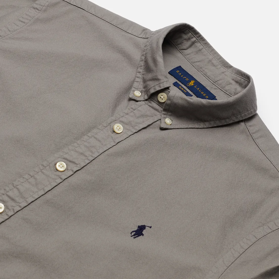 Polo Ralph Lauren Мужская рубашка Slim Fit Garment Dyed Oxford