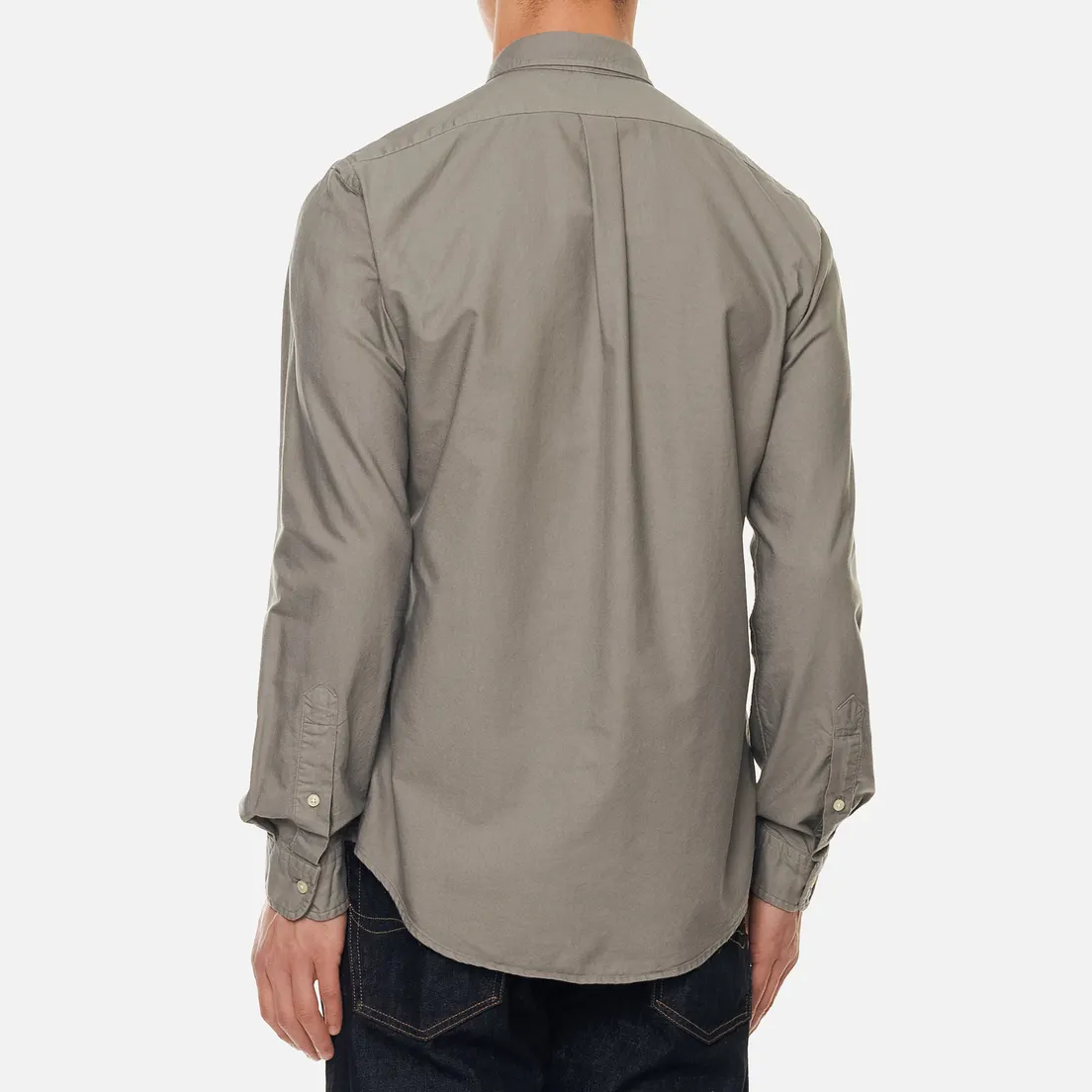 Polo Ralph Lauren Мужская рубашка Slim Fit Garment Dyed Oxford
