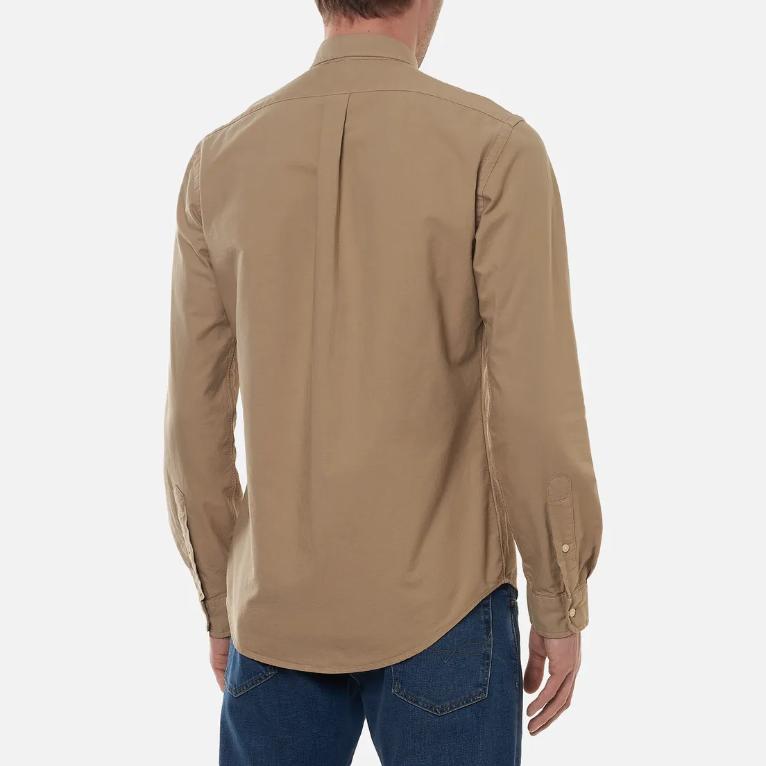 Polo Ralph Lauren Мужская рубашка Slim Fit Garment Dyed Oxford