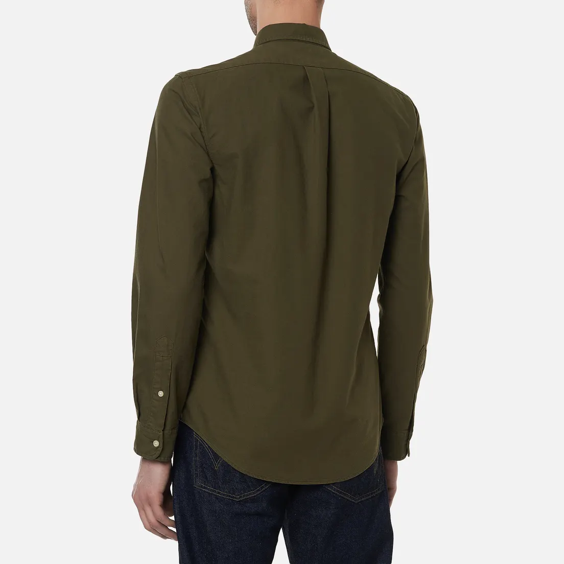 Polo Ralph Lauren Мужская рубашка Slim Fit Garment Dyed Oxford