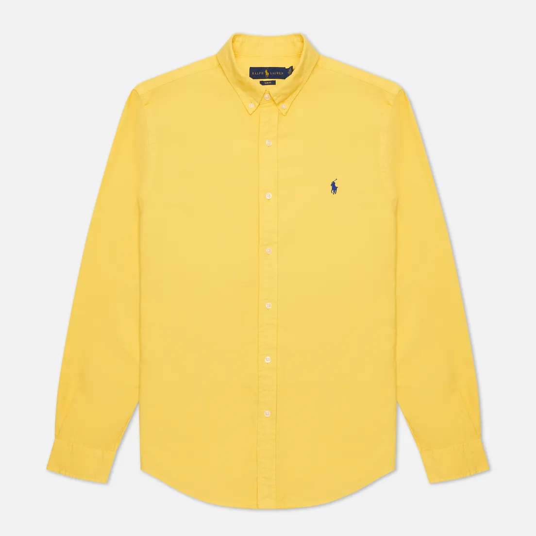 Polo Ralph Lauren Мужская рубашка Slim Fit Garment Dyed Oxford
