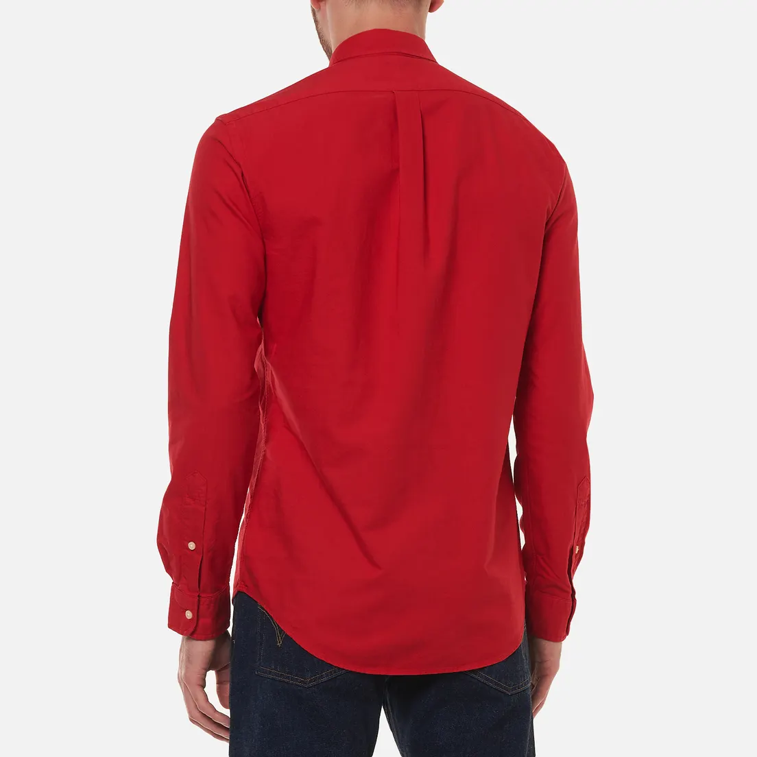 Polo Ralph Lauren Мужская рубашка Slim Fit Garment Dyed Oxford