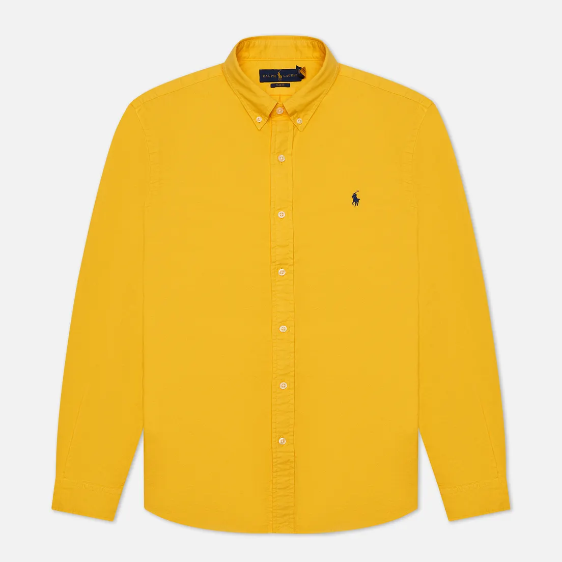 Polo Ralph Lauren Мужская рубашка Slim Fit Garment Dyed Oxford