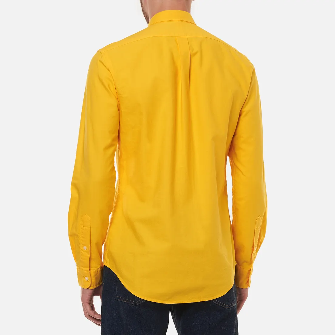 Polo Ralph Lauren Мужская рубашка Slim Fit Garment Dyed Oxford